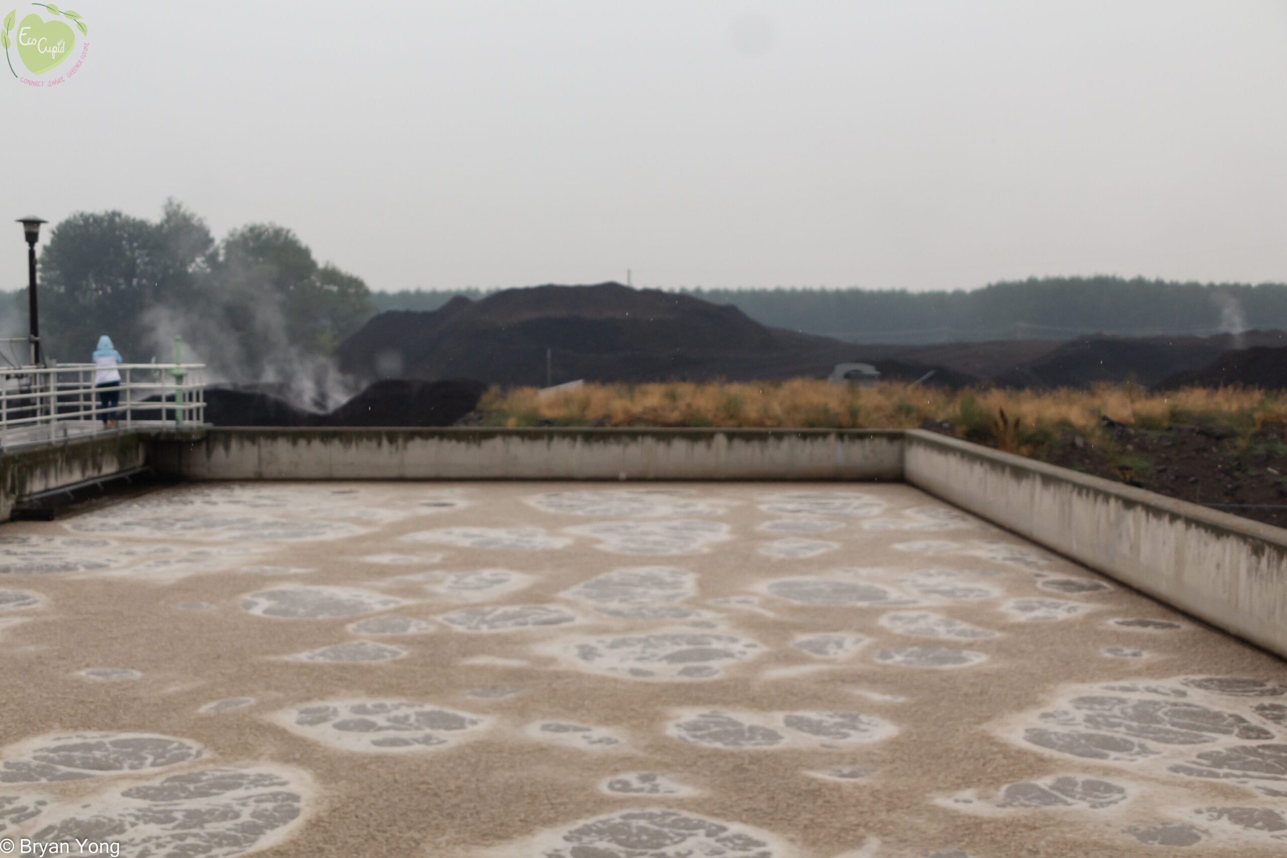 Anaerobic digester tanks use local river bacteria to break down organic material suspended in the water